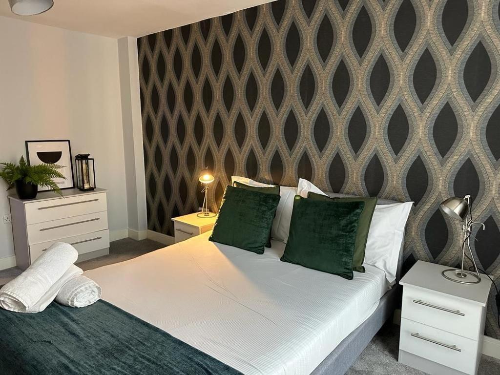 Luxury 9Ine Beautiful Bull Ring Apartment Free Parking Birmingham Eksteriør billede