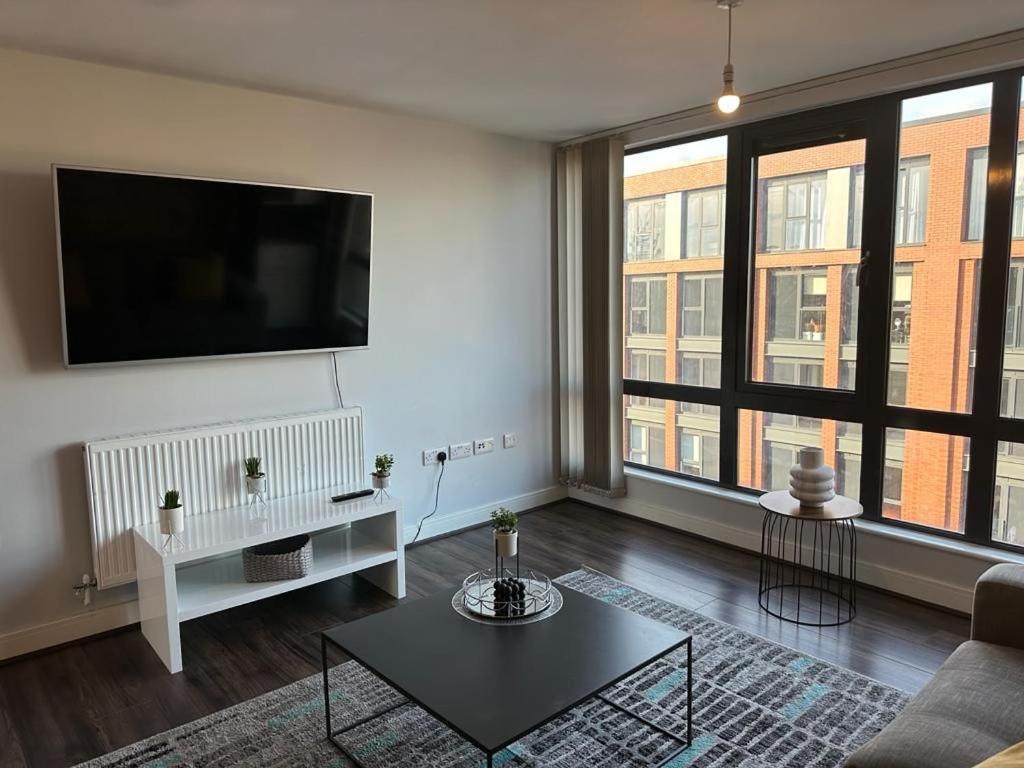 Luxury 9Ine Beautiful Bull Ring Apartment Free Parking Birmingham Eksteriør billede